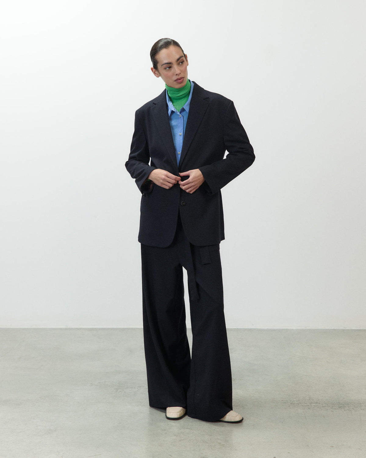 BLAZER MONOPETTO FLANELLA