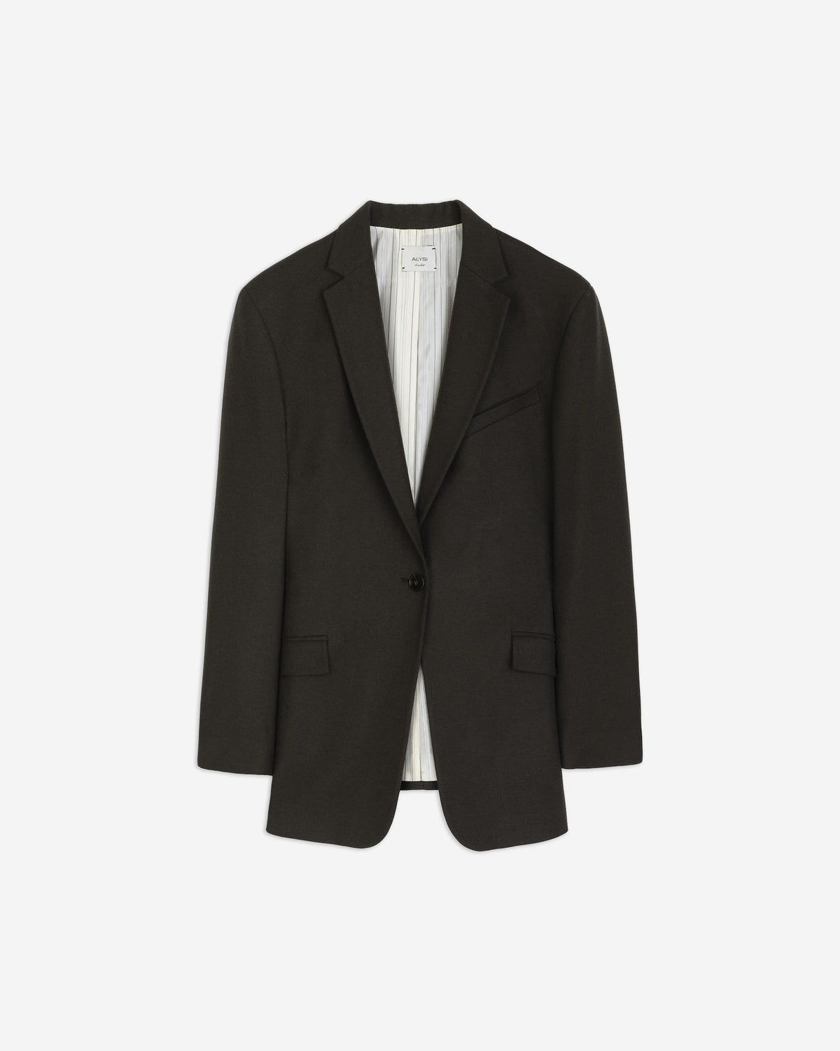 BLAZER SAGOMATO IN FLANELLA