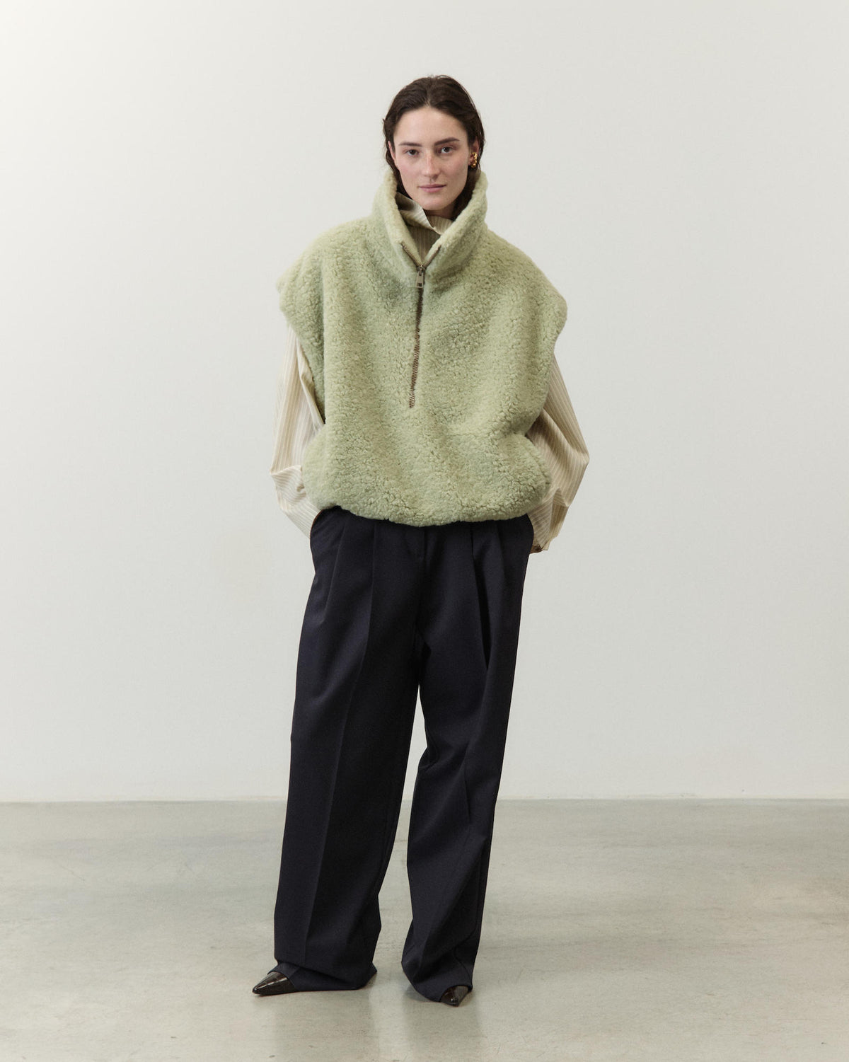 ANORAK TEDDY CON ZIP