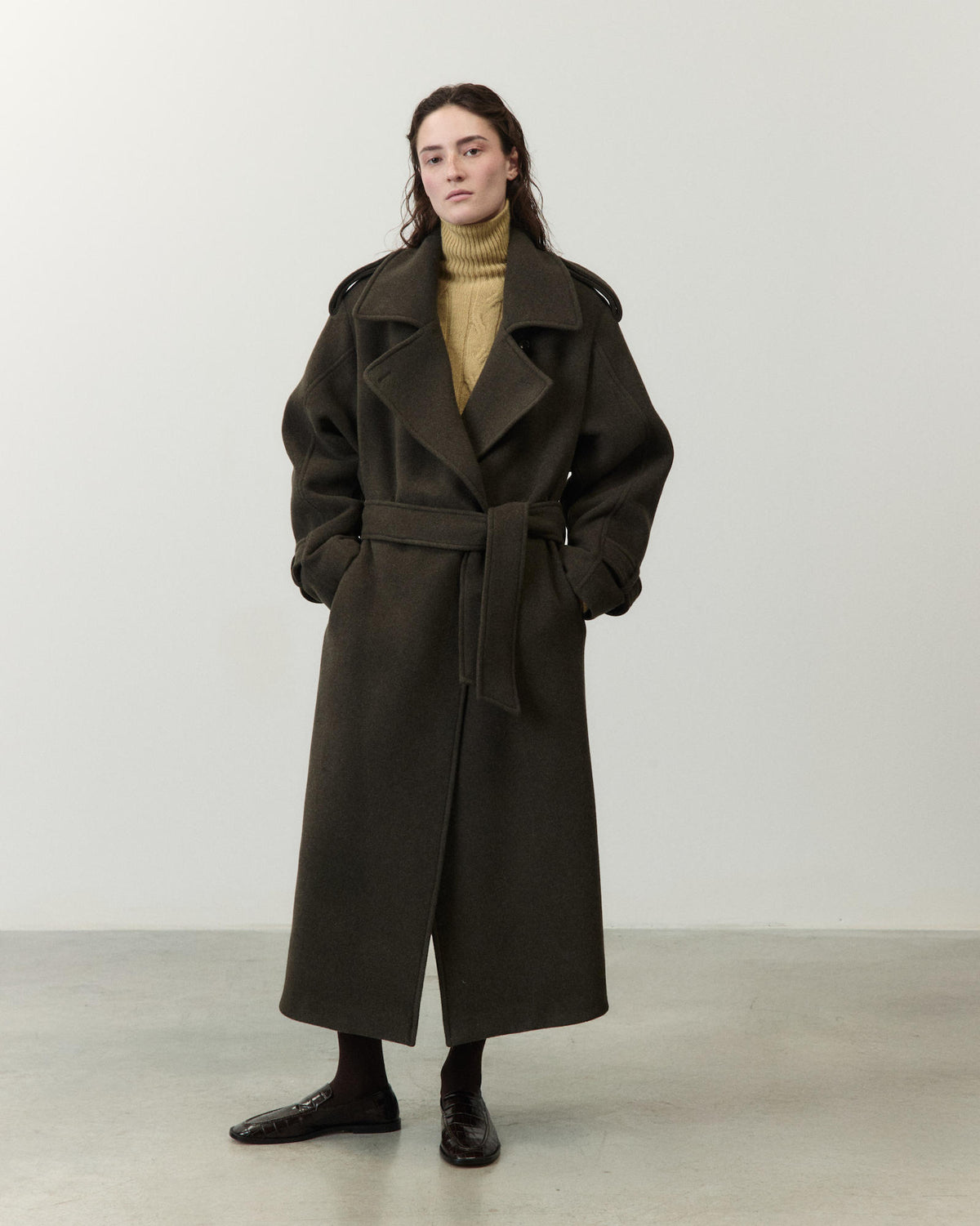 CAPPOTTO LUNGO IN LANA