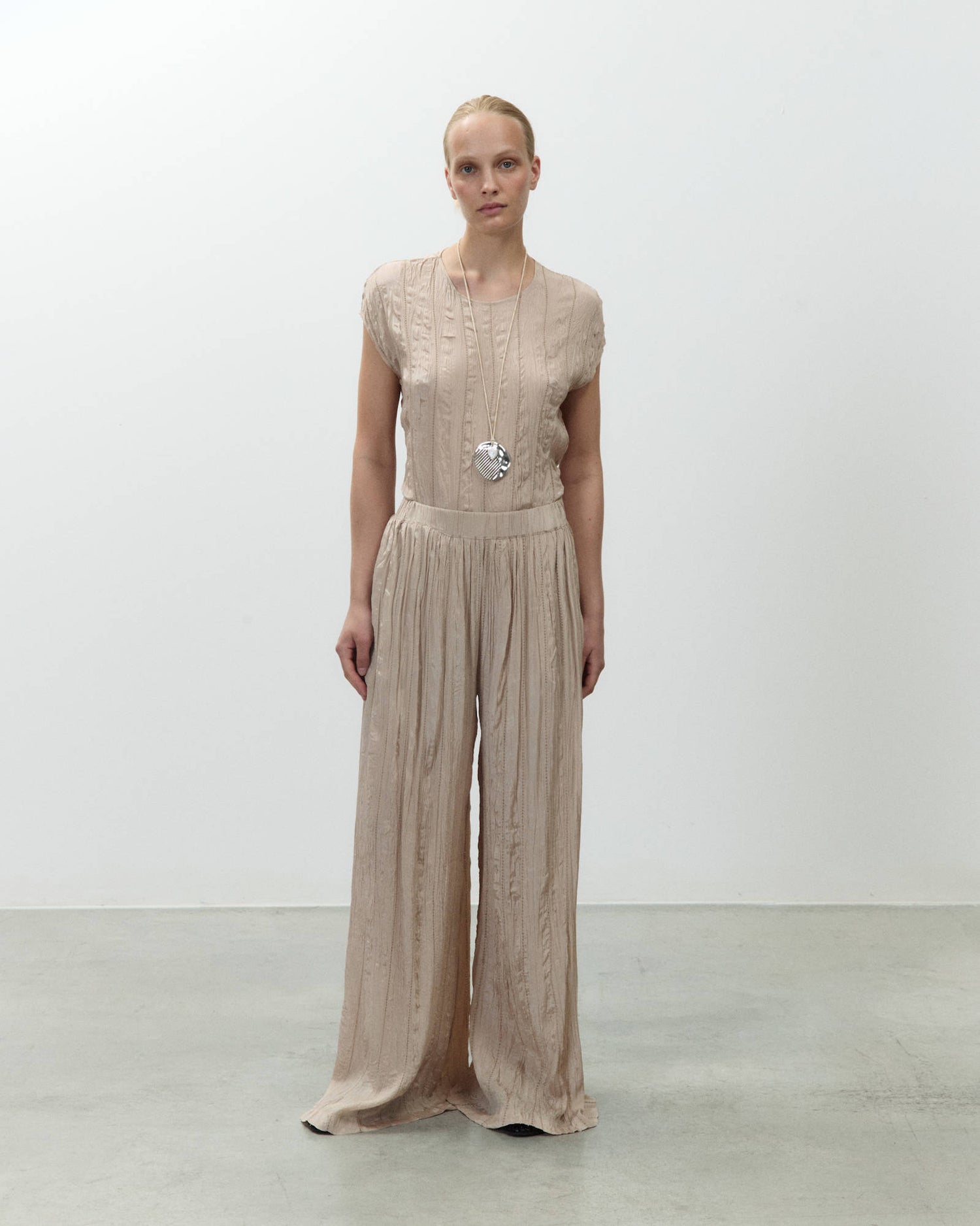 WIDE WRINKLE PANTS