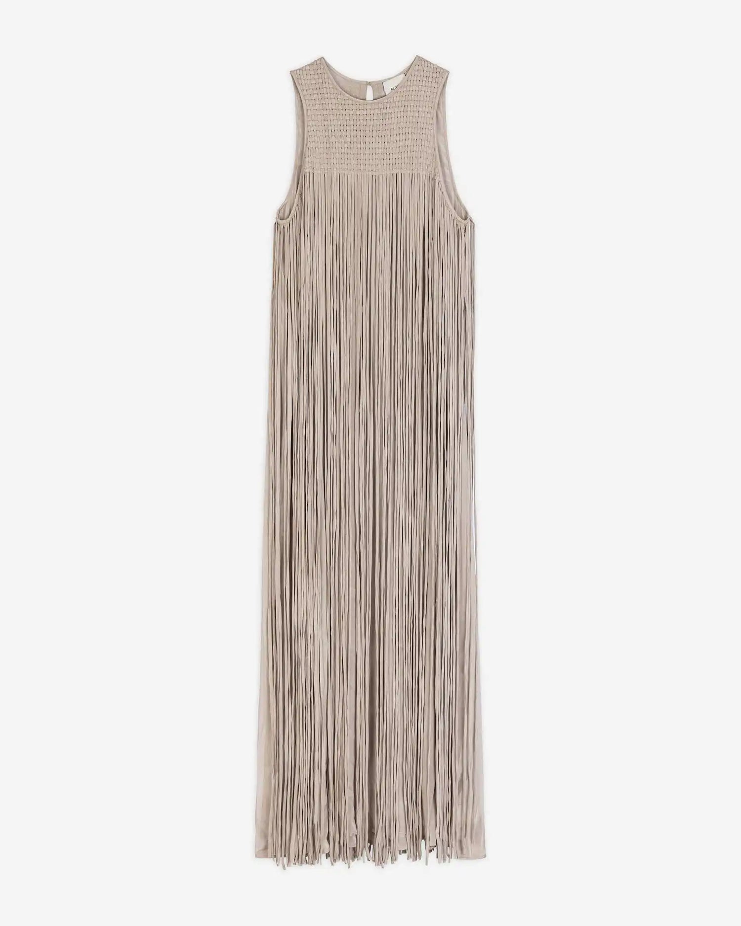 LONG DRESS WITH FRINGES