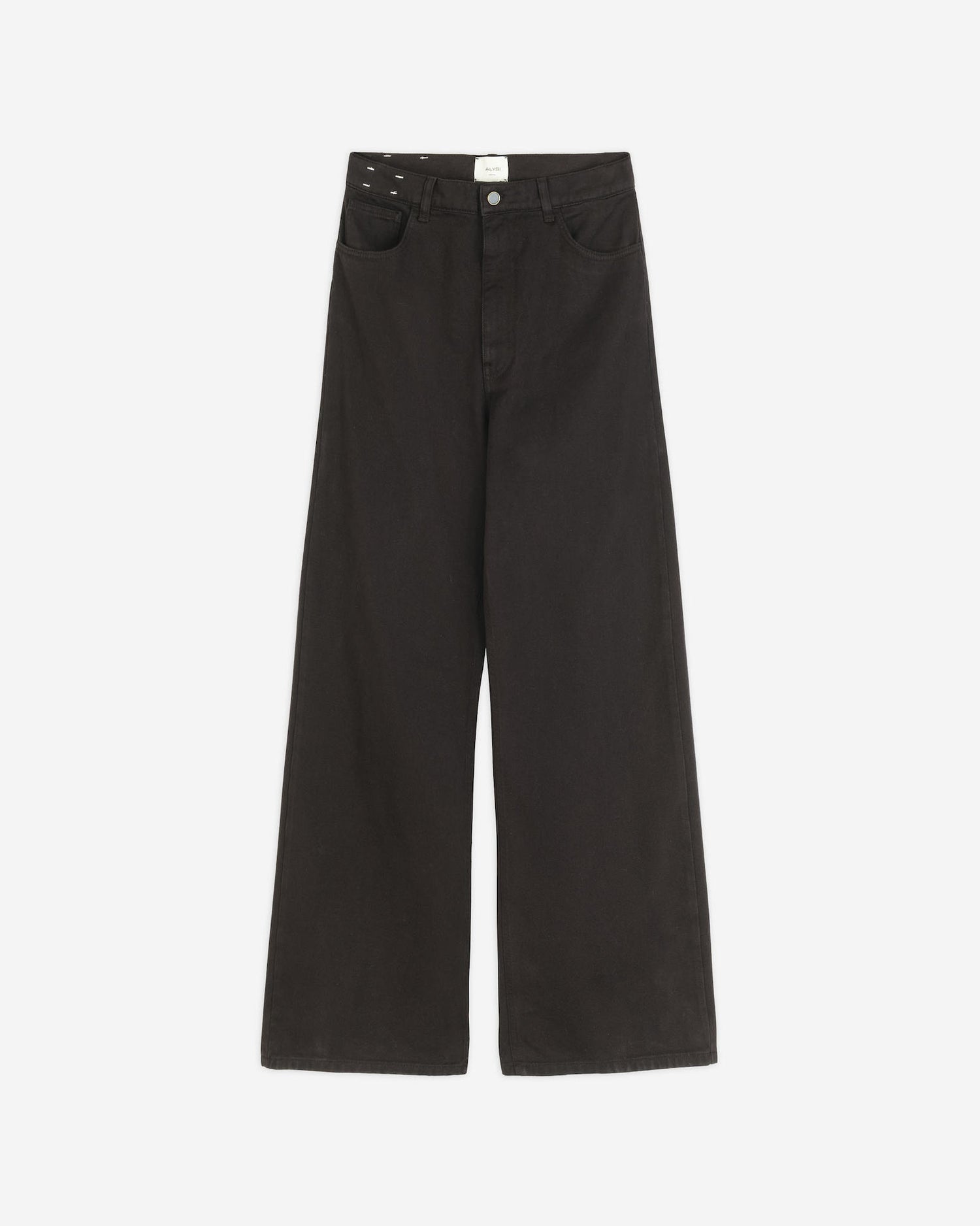 COTTON WIDE-LEG TROUSERS