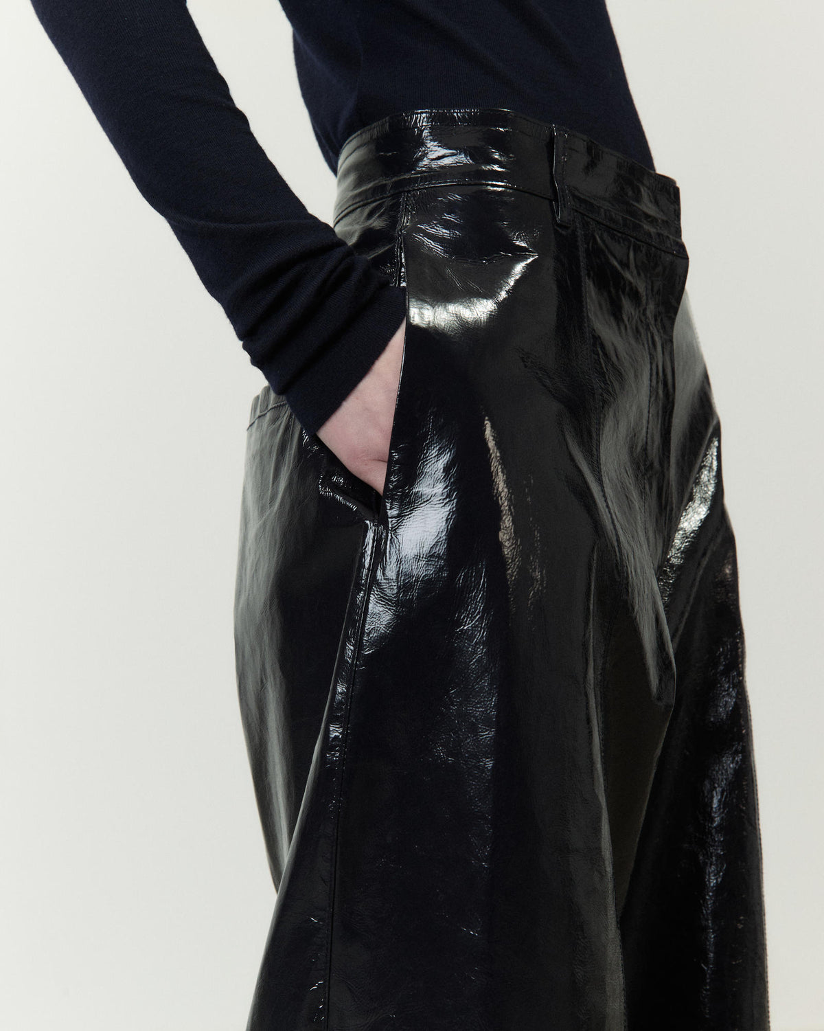 PANTALONE PATENT LEATHER