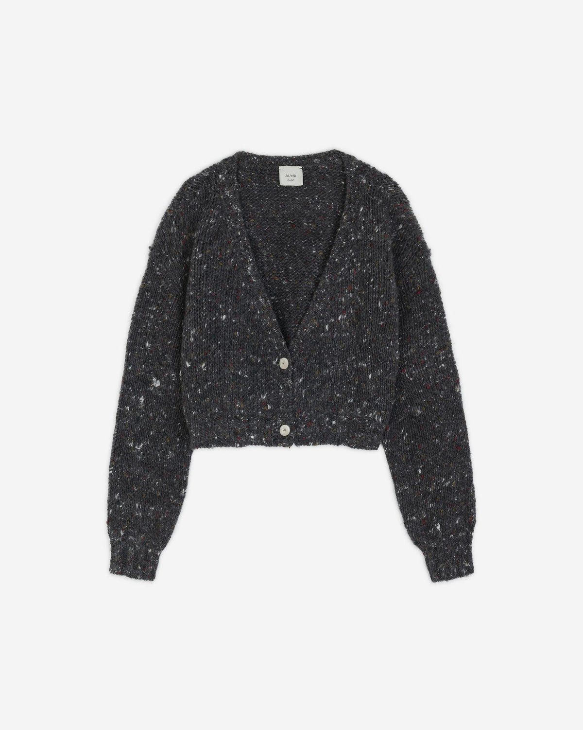 CARDIGAN CROPPED MÉLANGE