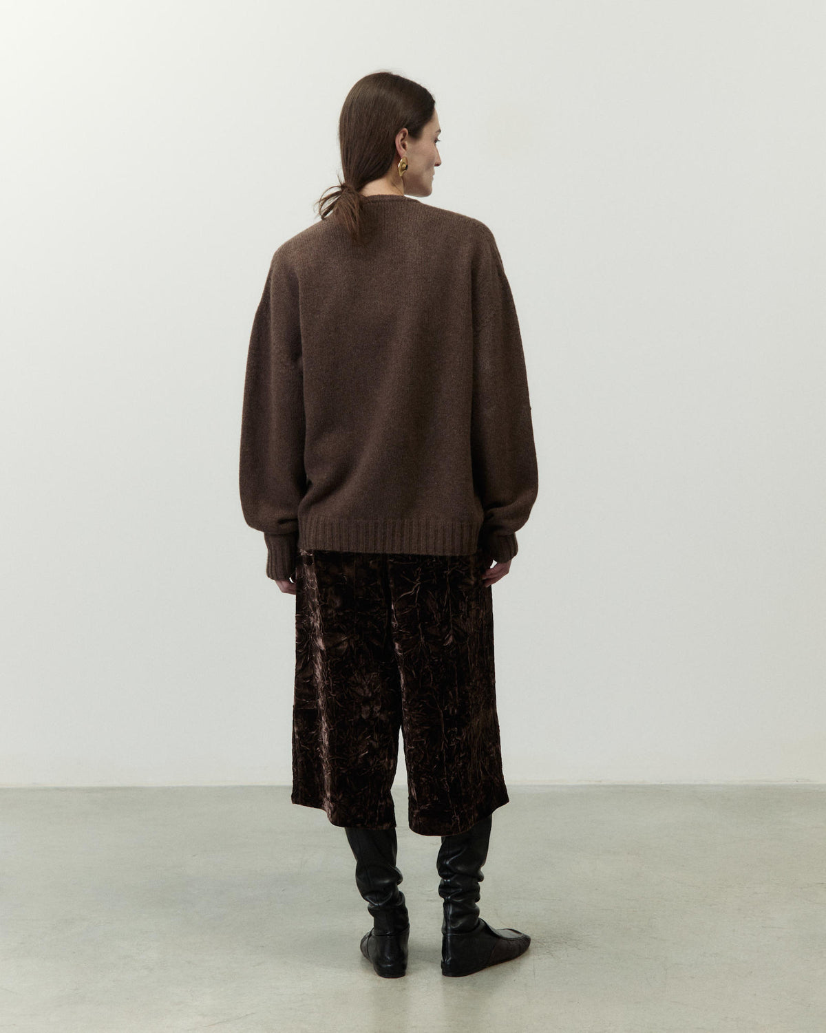 PULLOVER SCOLLO A V LANA