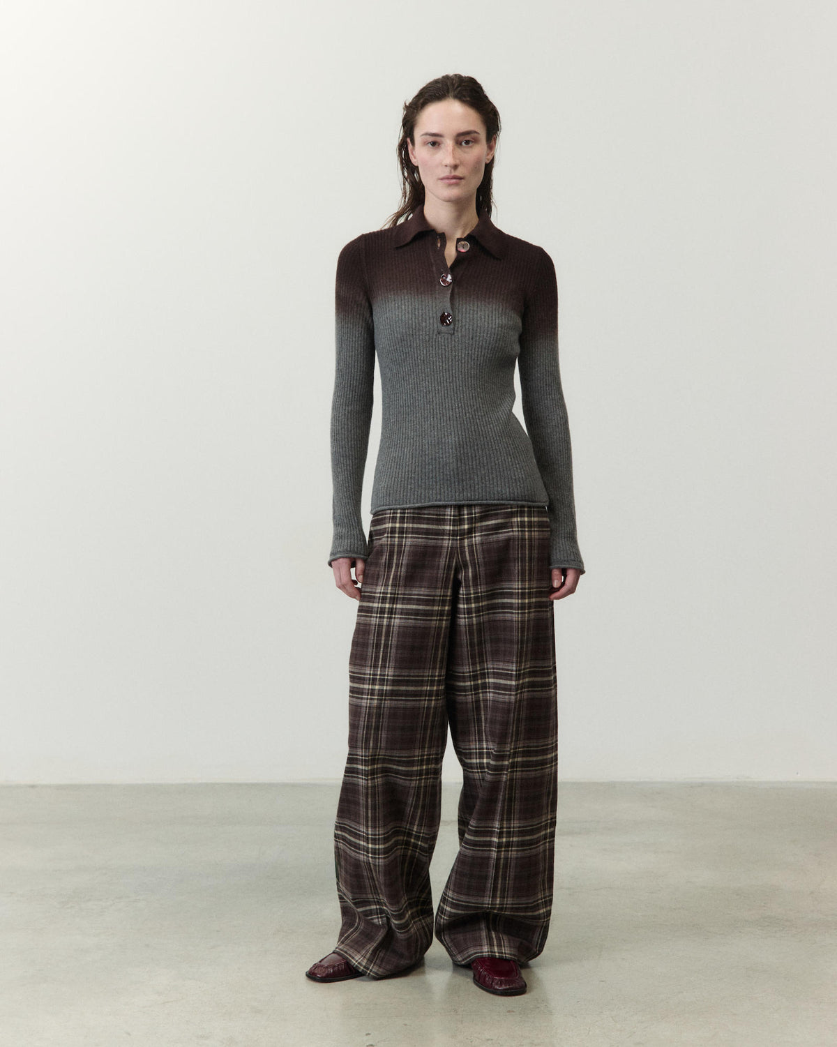 POLO IN MAGLIA DÉGRADÉ