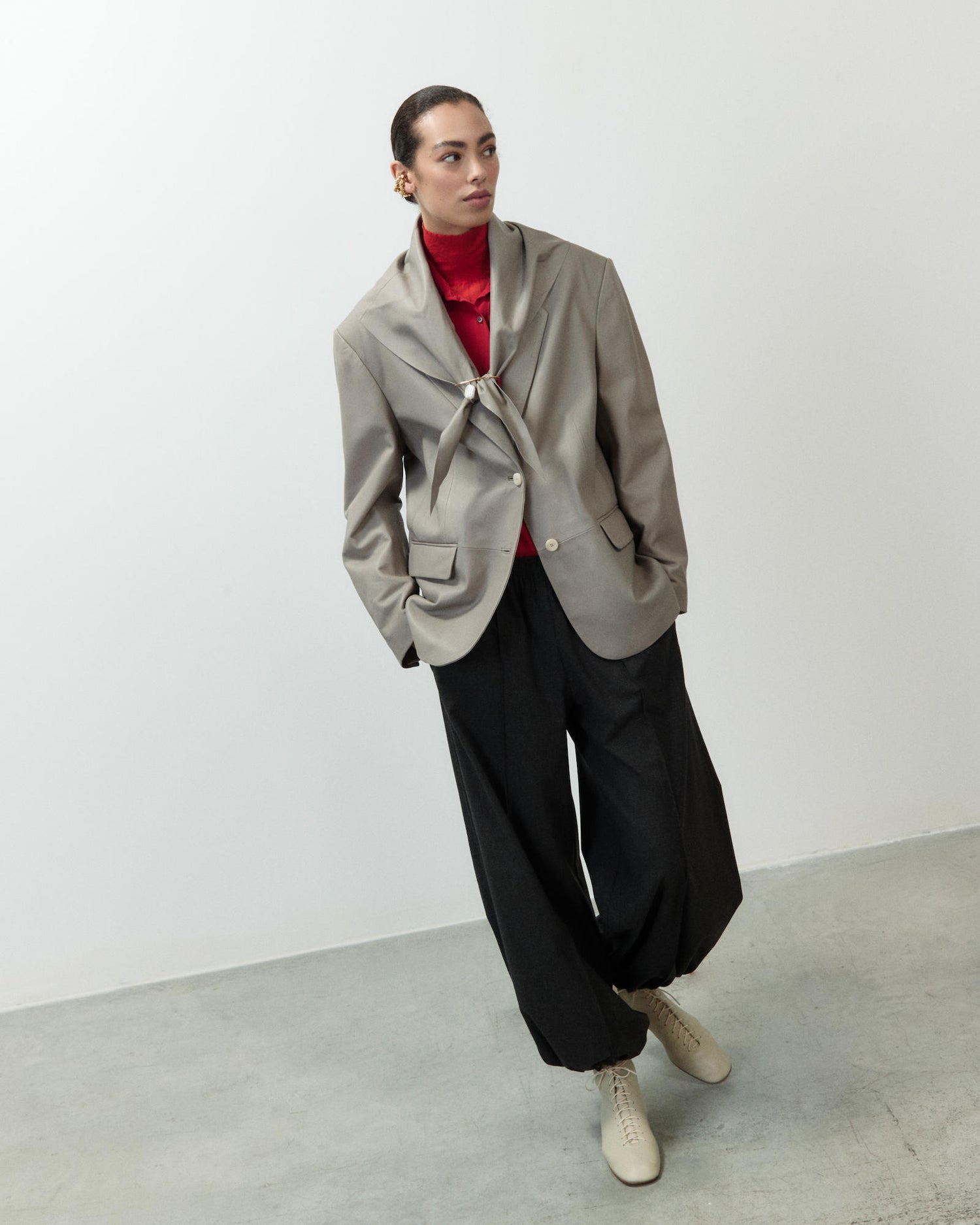 BLAZER IN PELLE