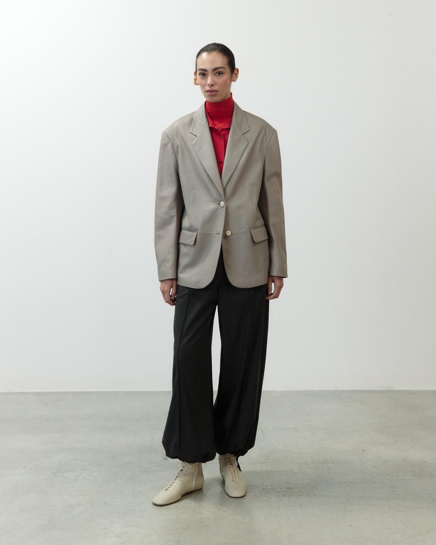 BLAZER IN PELLE