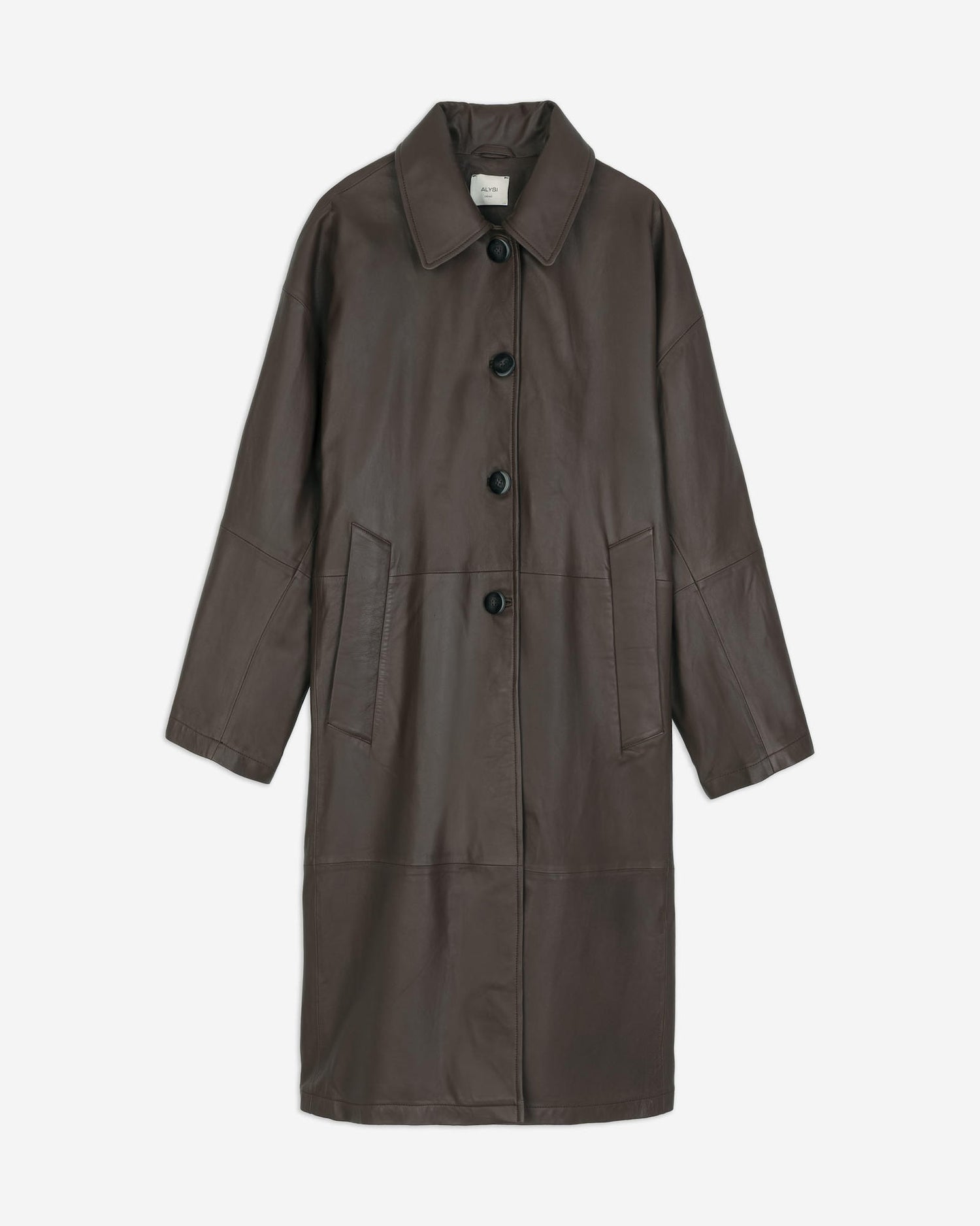 CAPPOTTO CABAN IN PELLE