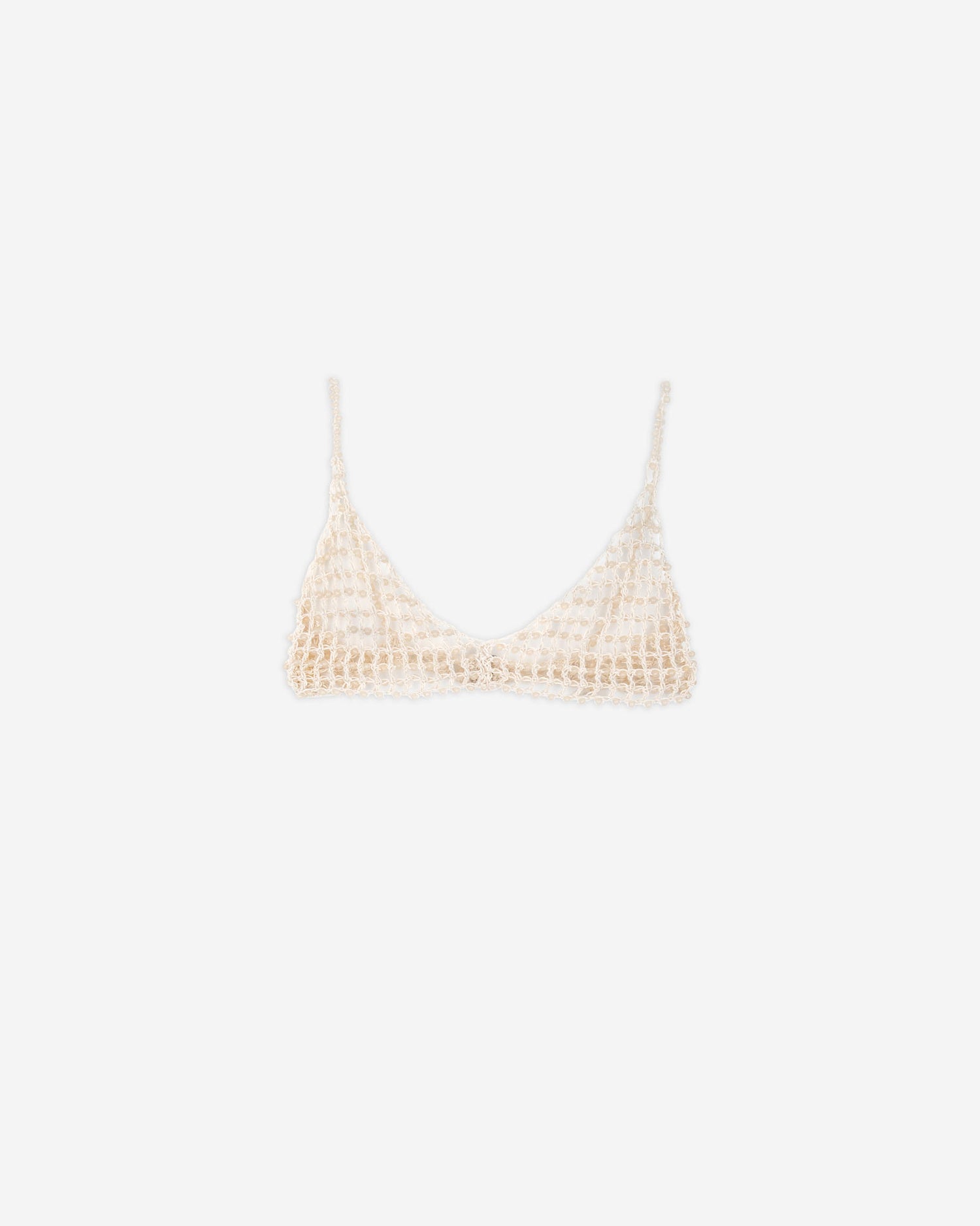 CROCHET BRALETTE WITH BEADS