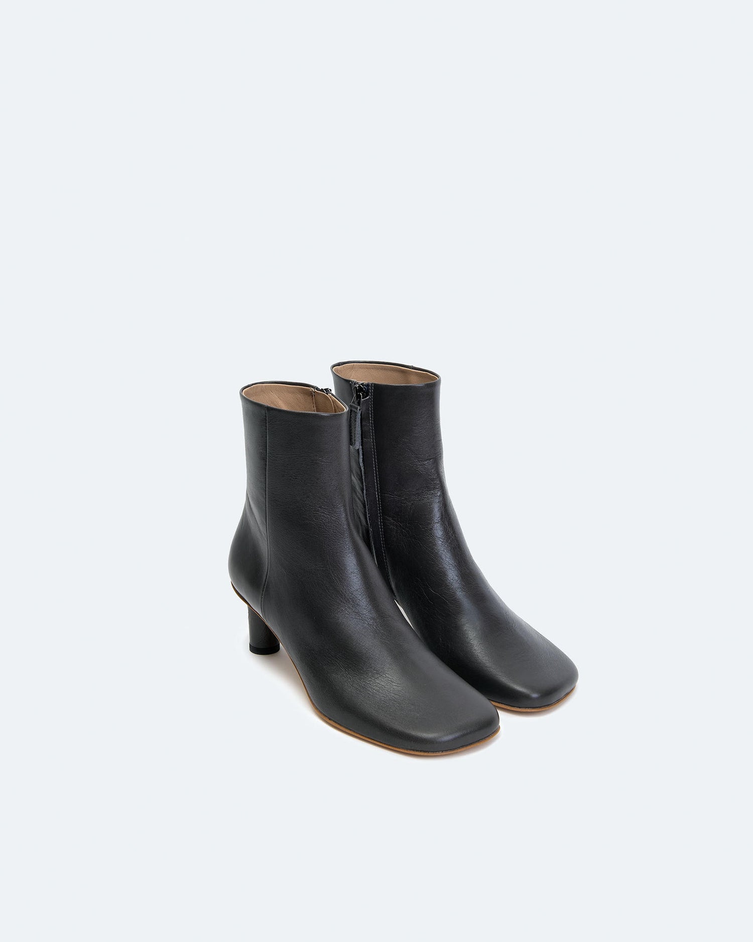 STIVALETTO ALLA CAVIGLIA IN PELLE