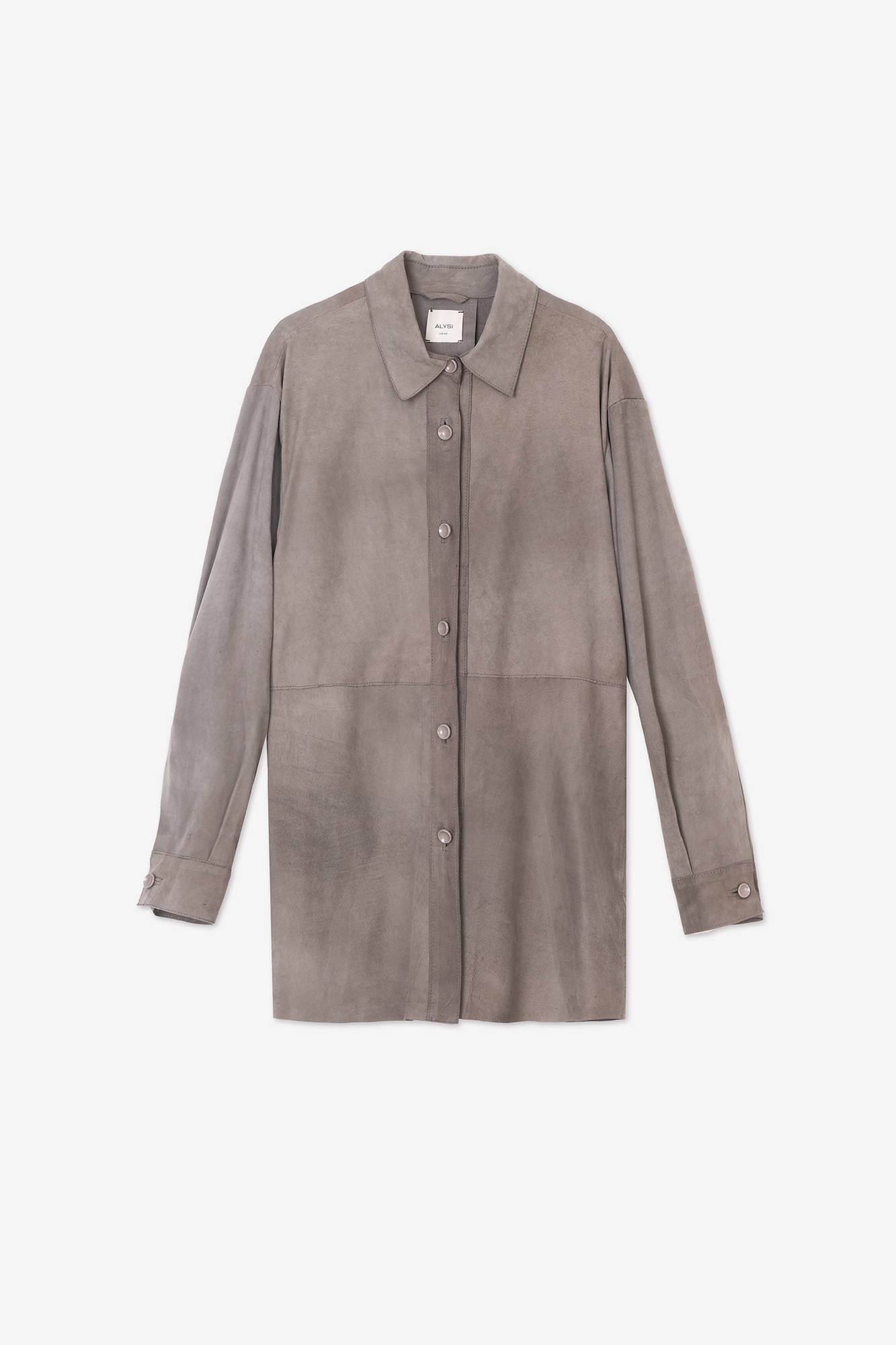 SUEDE OVERSHIRT