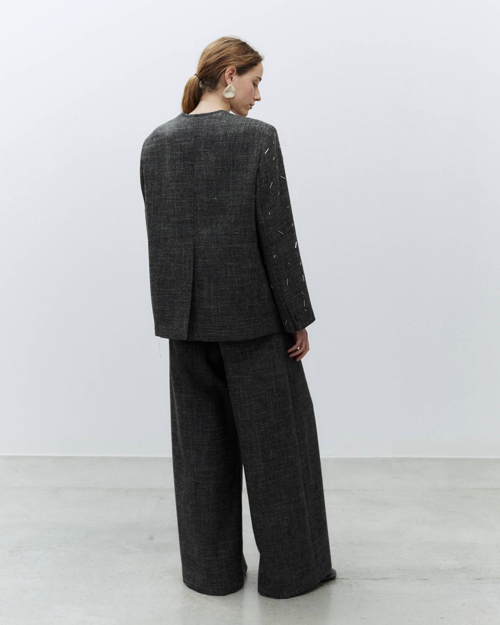 WOOL EMBROIDERY JACKET