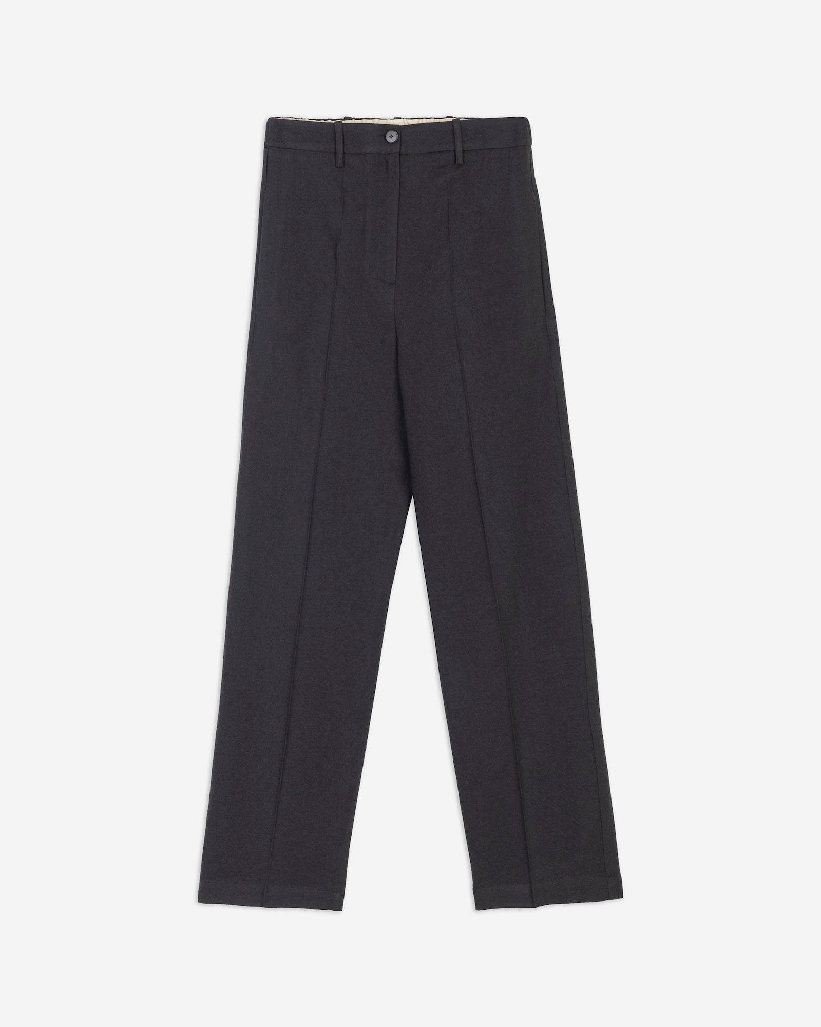 SOFT WOOL CIGARETTE PANTS