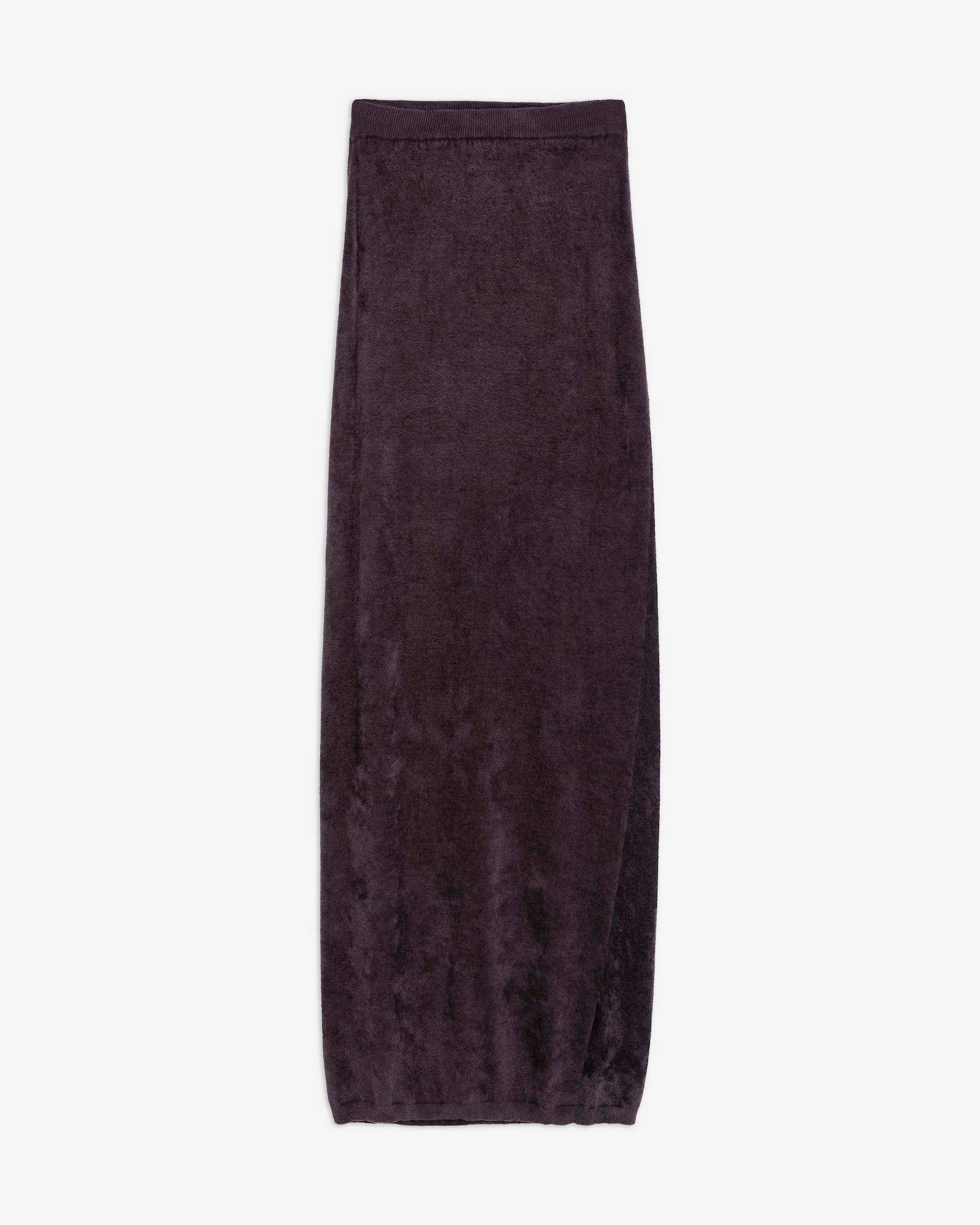 LONG CHENILLE SKIRT