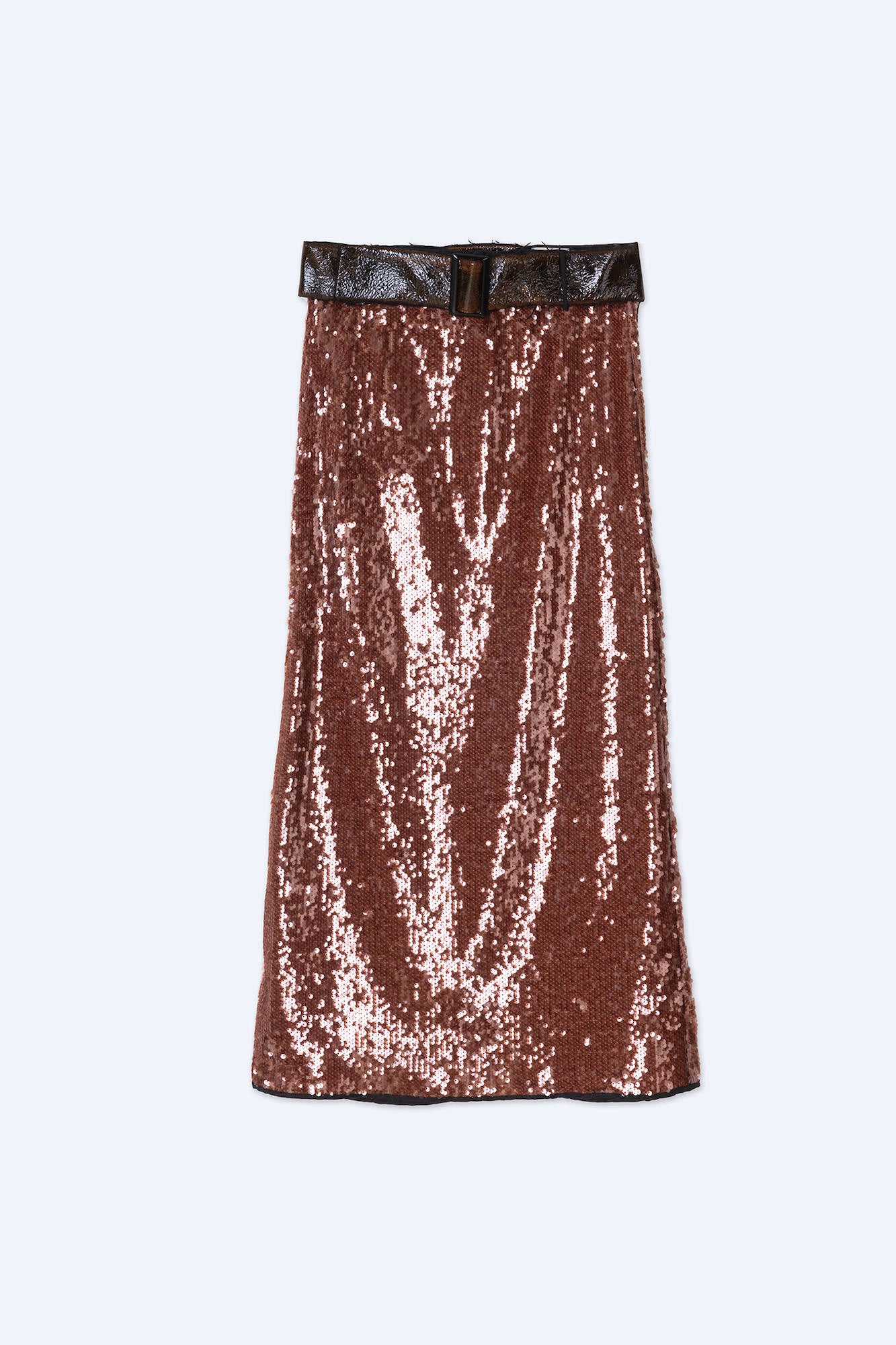 CINNAMON SEQUINED LOUNGE SKIRT