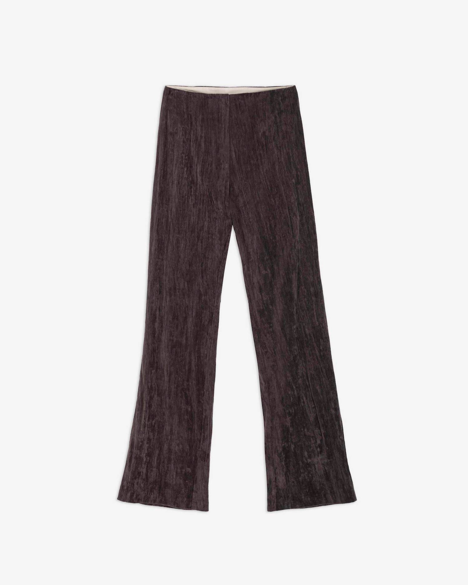 CRINKLE VELVET PANTS