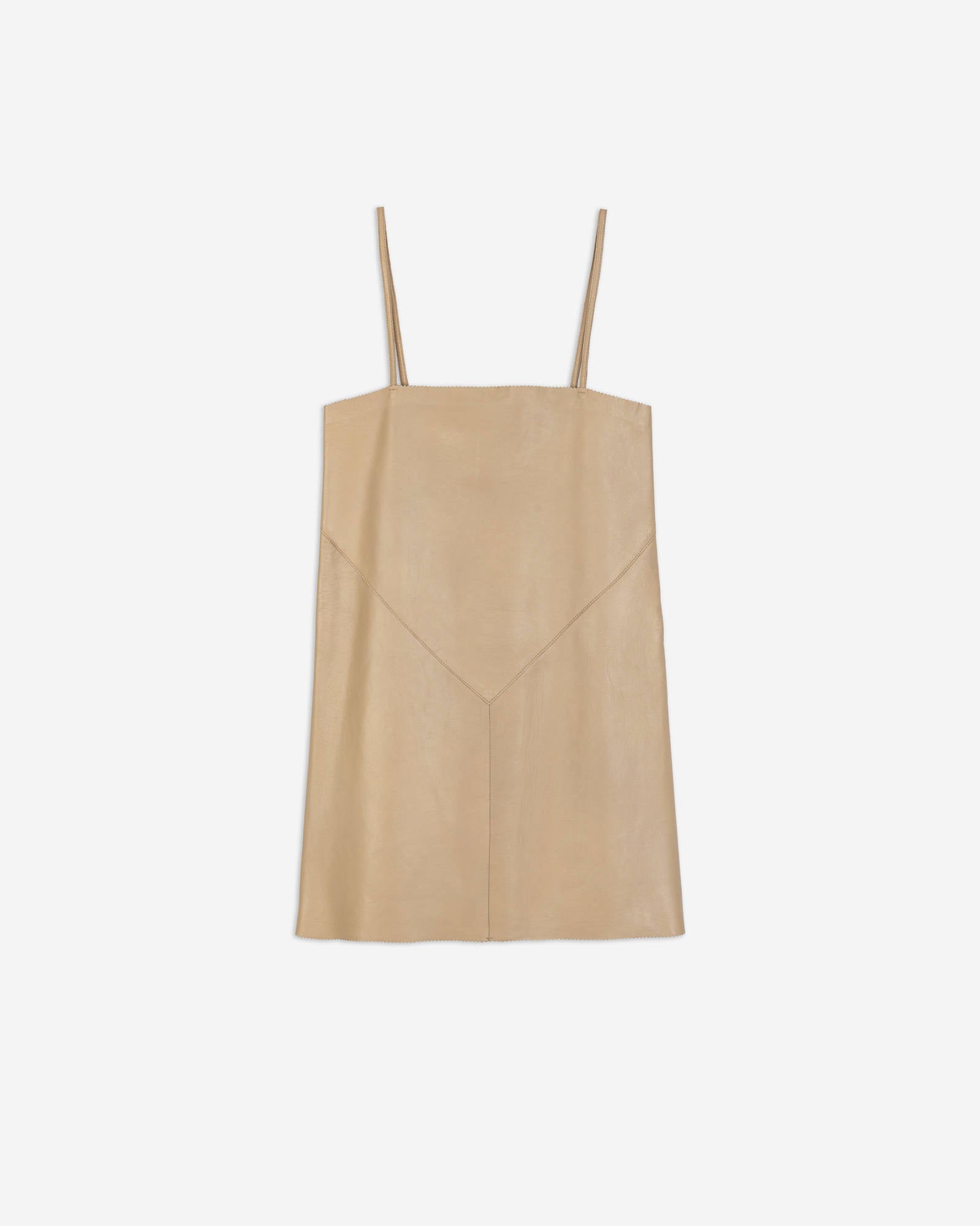 SOFT LEATHER MINI DRESS