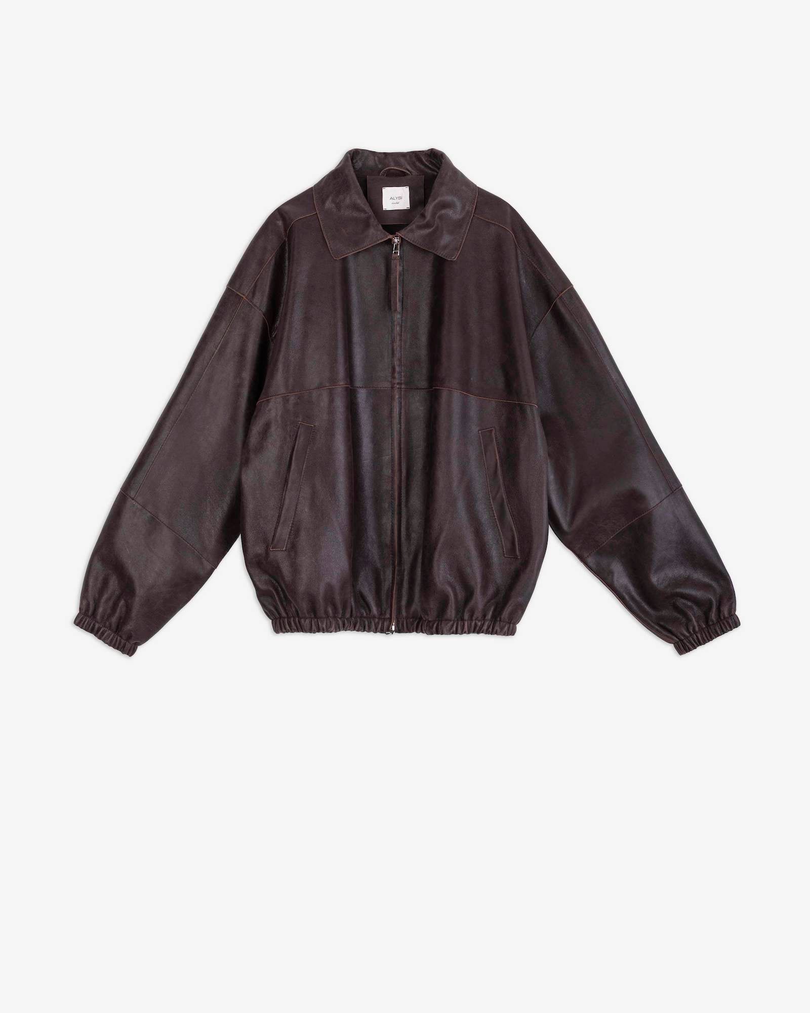 HEAVY LEATHER BOMBER