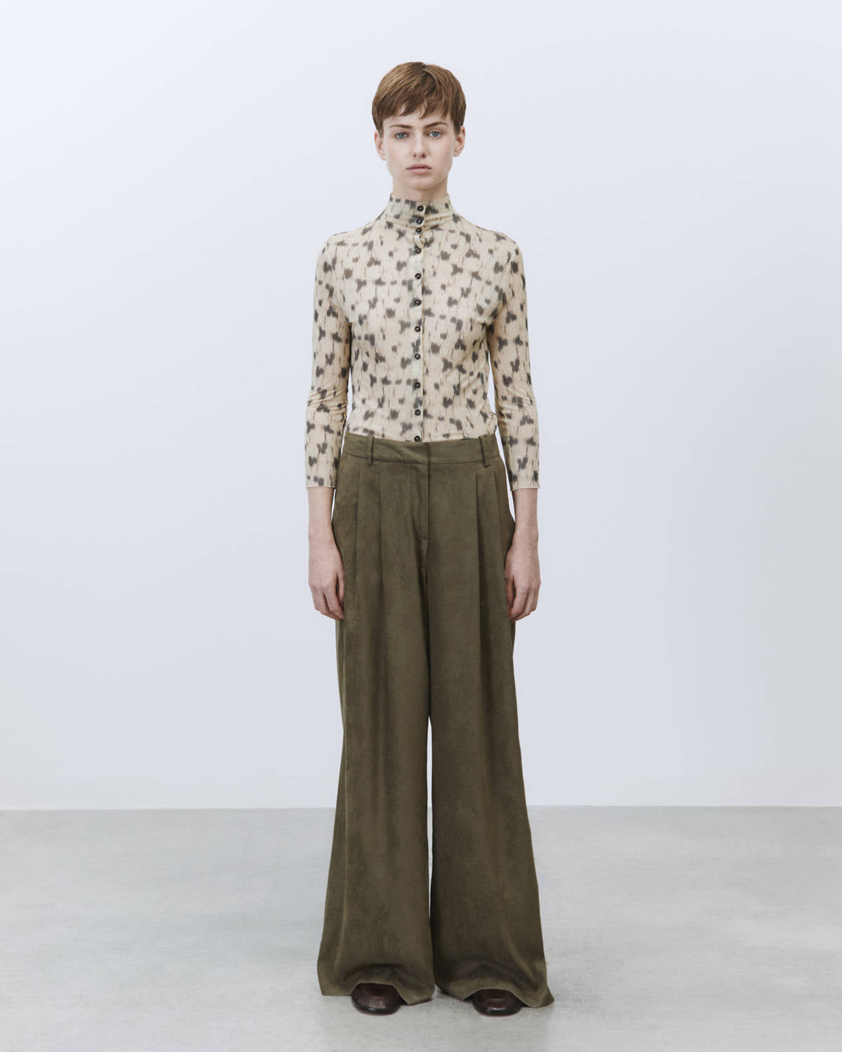 DAINETTO WIDE LEG TROUSERS