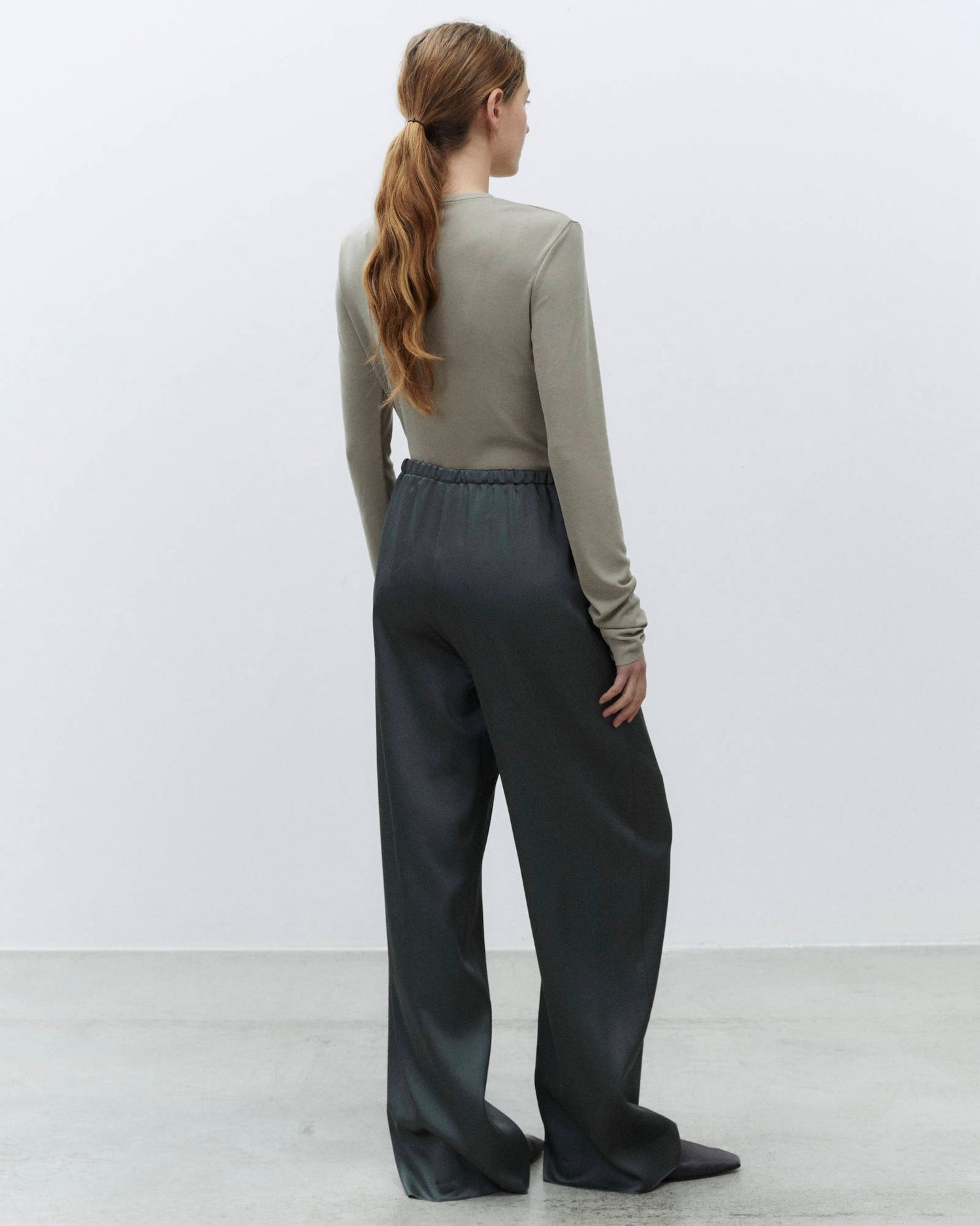 SATIN GYM PANTS