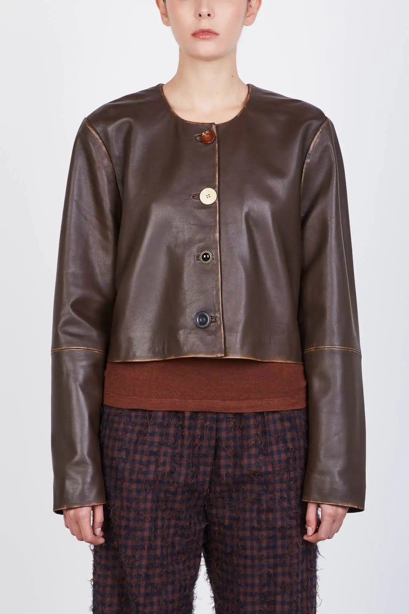 CHANEL REAL LEATHER JACKET