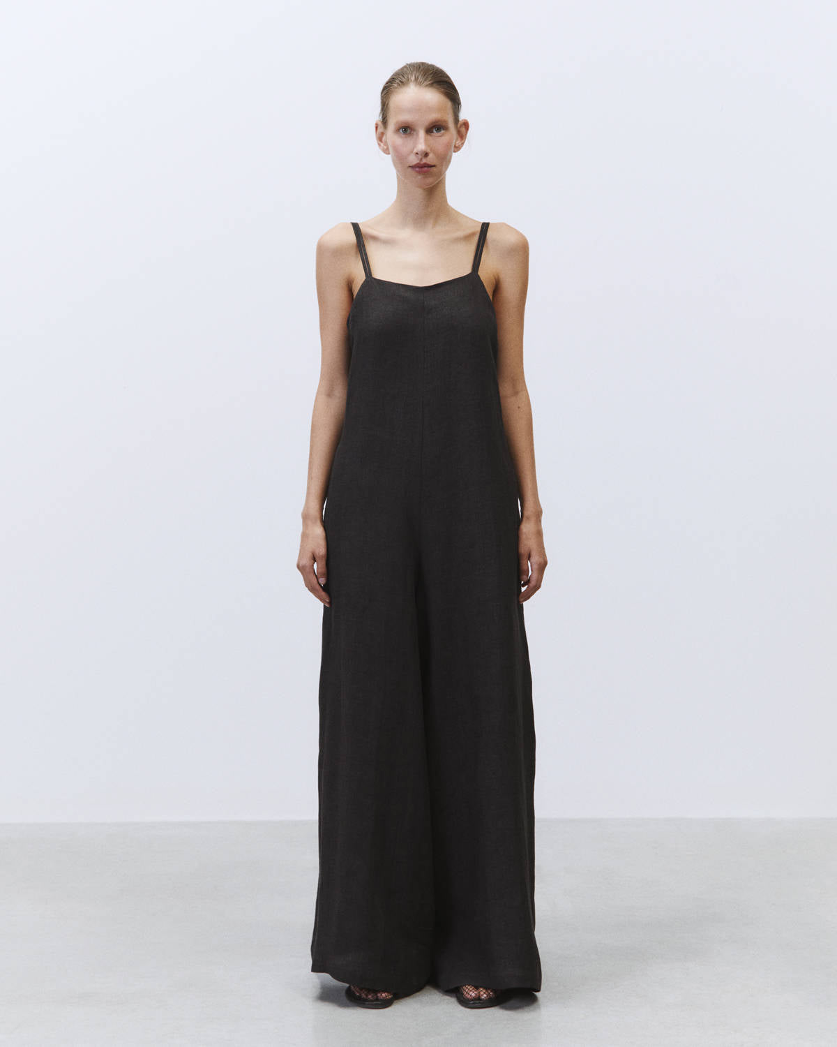 DELAVE' LINEN TRACKSUIT Charcoal