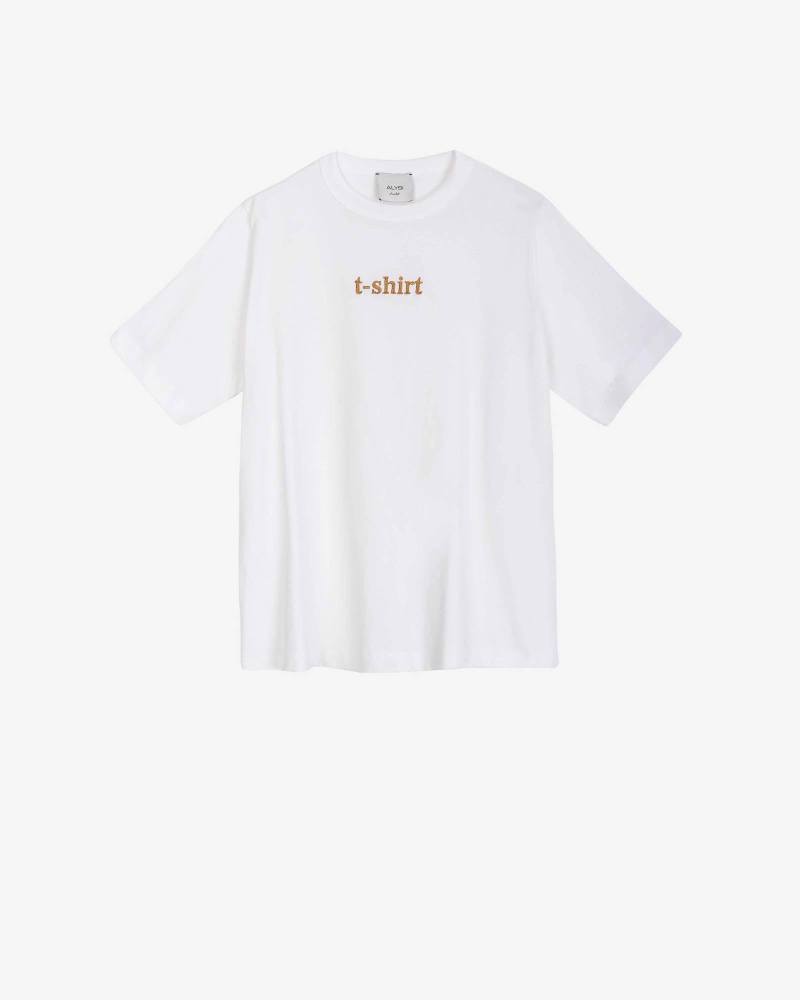 EMBROIDERED COTTON T-SHIRT
