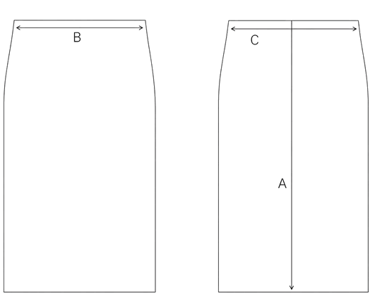 Guida misure PLUMETIS WRAP SKIRT