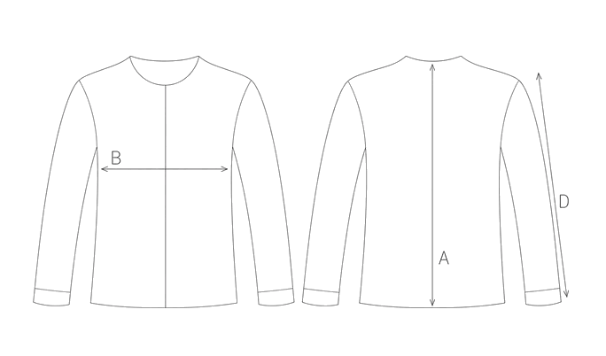 Guida misure OVERSIZED EMBROIDERED SHIRT