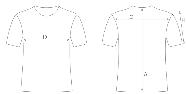 Guida misure WRINKLED DAINETTO SHIRT
