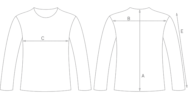 Guida misure SHORT CRINKLE SHIRT