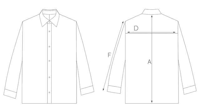 Guida misure PRINTED SILK SHIRT
