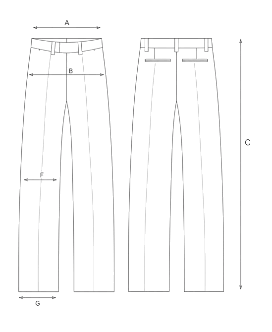 Guida misure VELVET PAJAMA PANTS