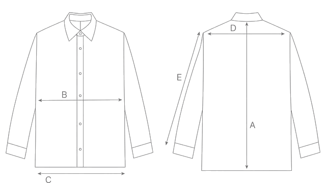 Guida misure SHIRT WITH FRINGES