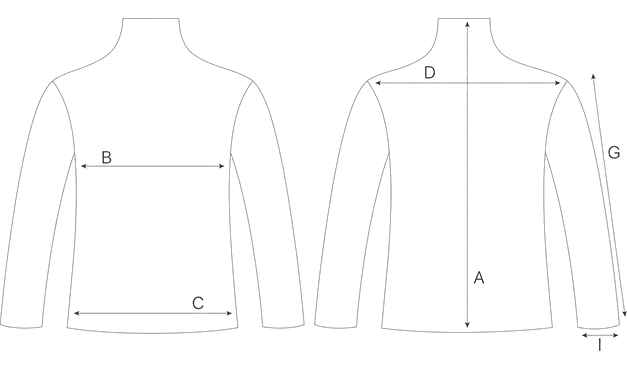 Guida misure HIGH-NECK BLOUSE