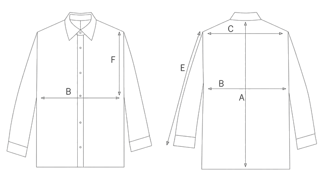 Guida misure OVERSIZED FLANNEL SHIRT
