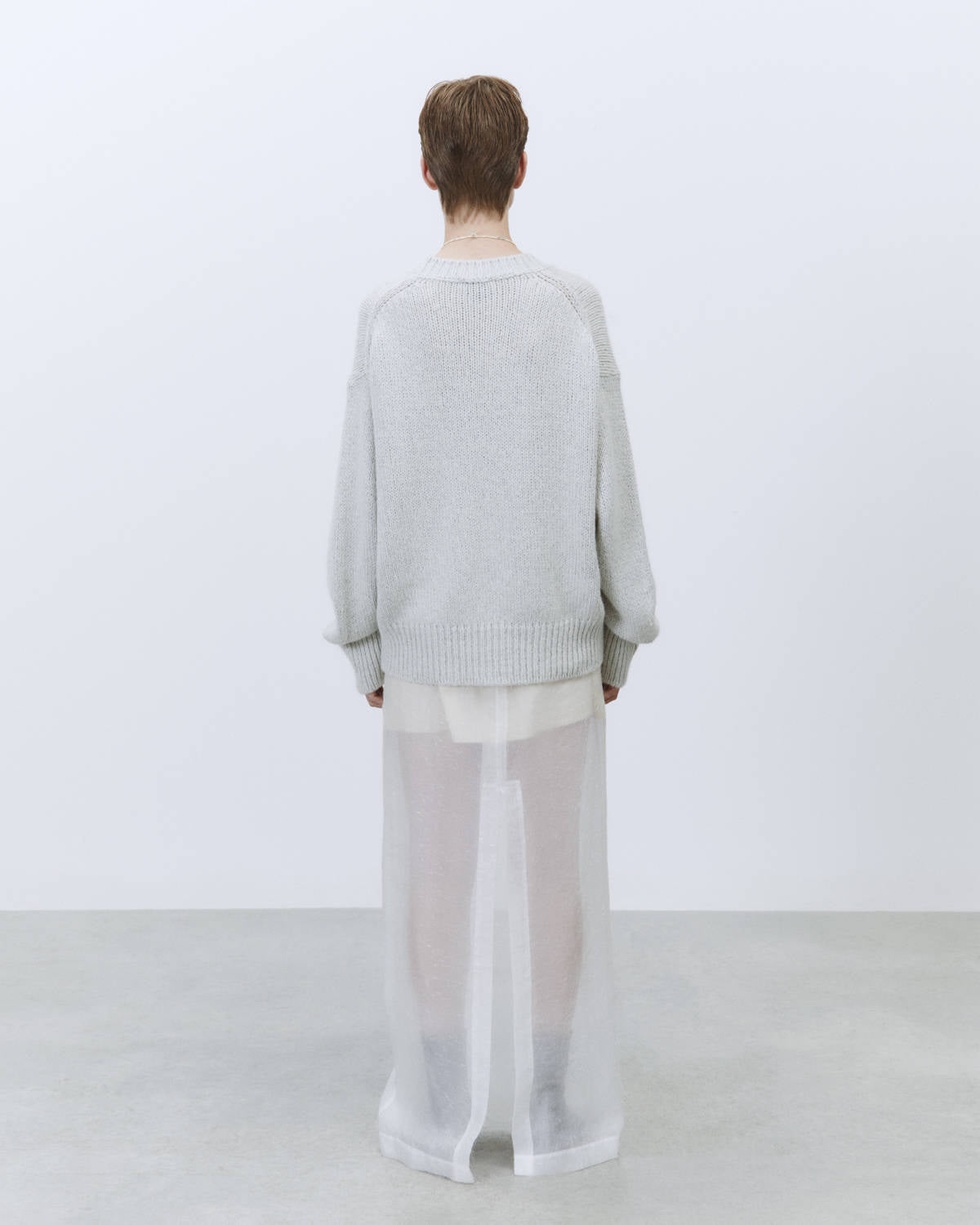 SHINY ALPACA BLEND SWEATER