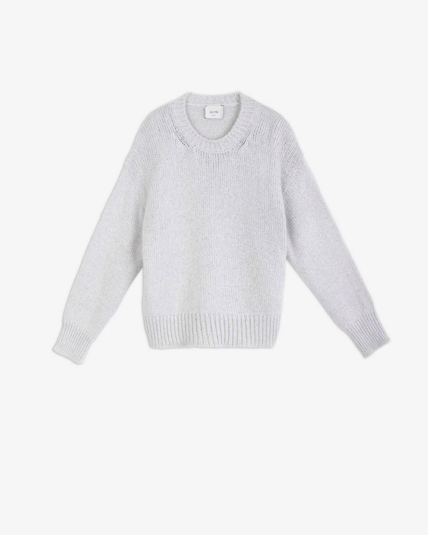 SHINY ALPACA BLEND SWEATER