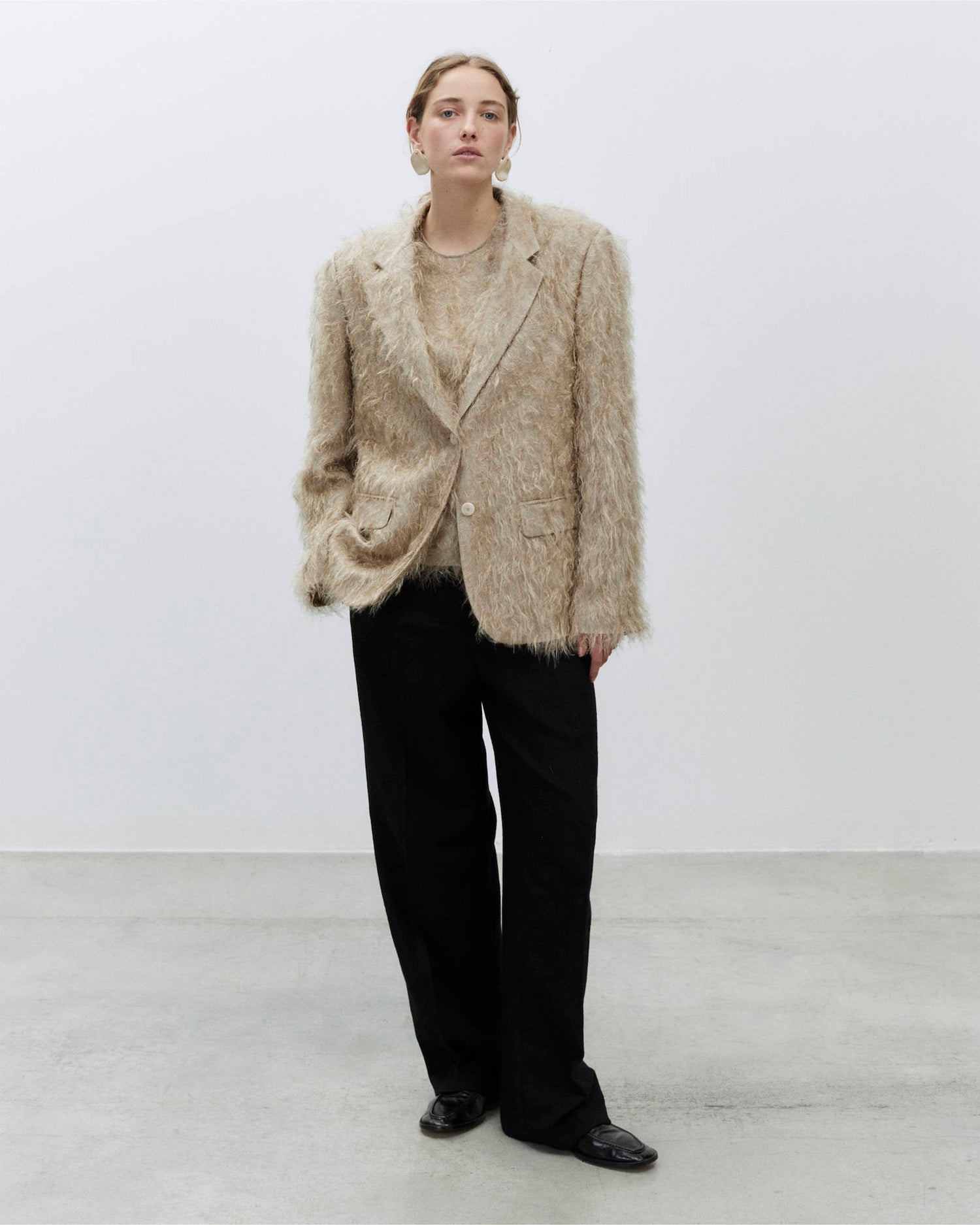 FRINGE BOXY BLAZER