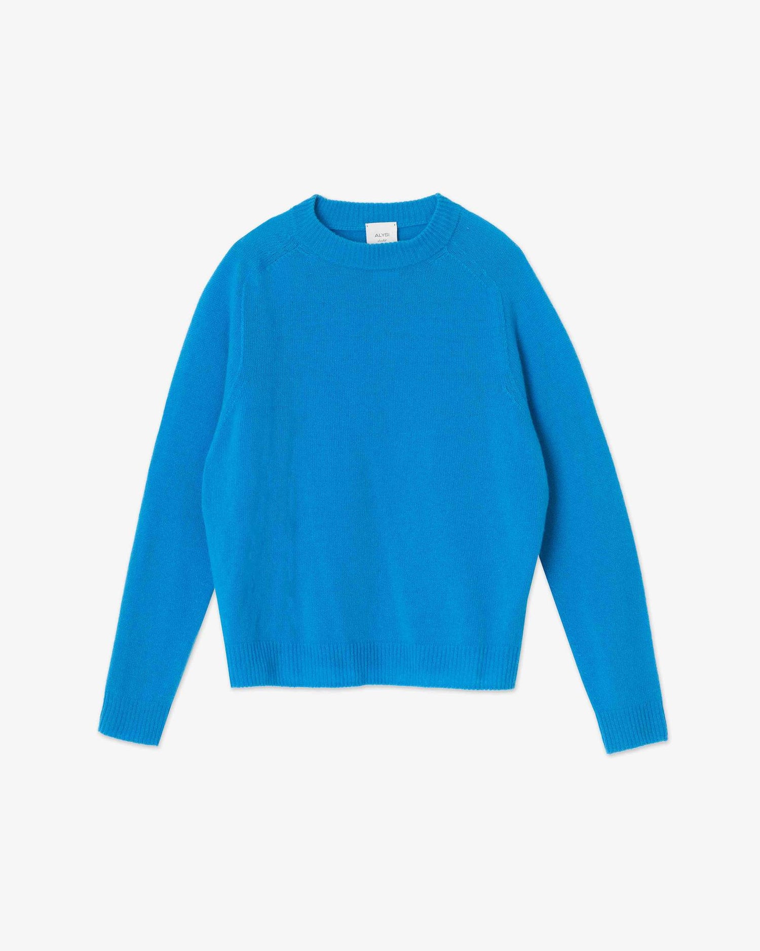 BOXY CREW NECK CASHMERE SWEATER