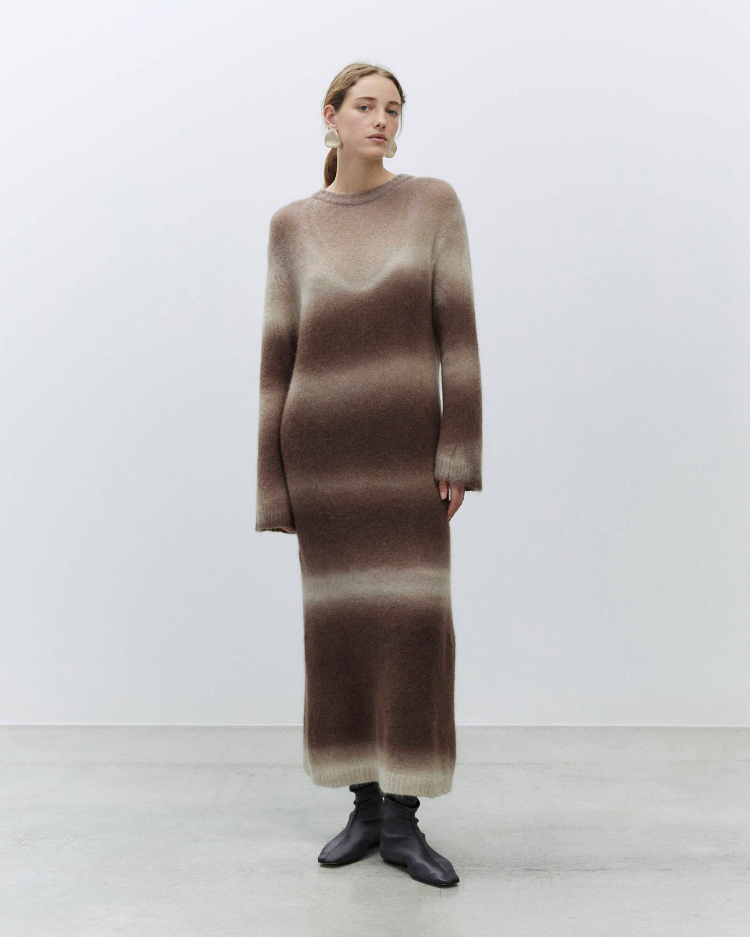 LONG SOFT ALPACA DRESS