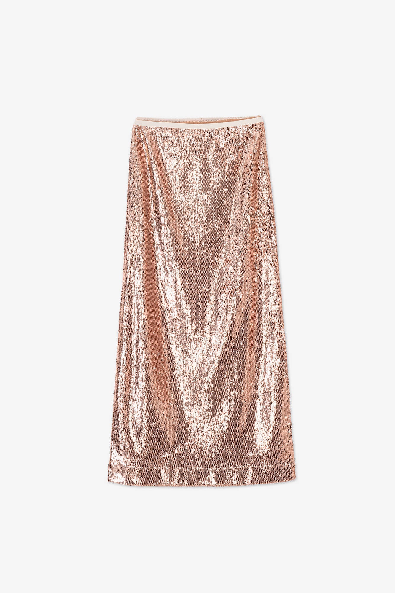 SEQUIN MIDI SKIRT