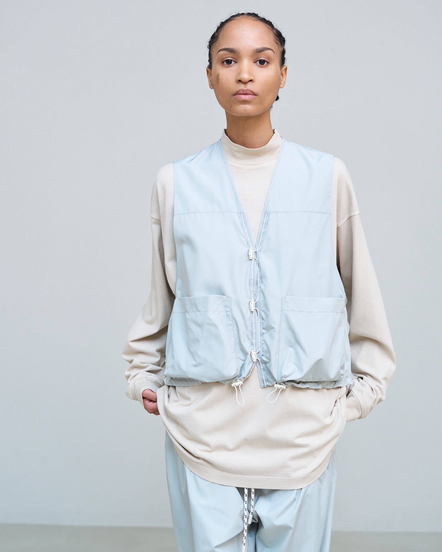 NYLON VEST Sage