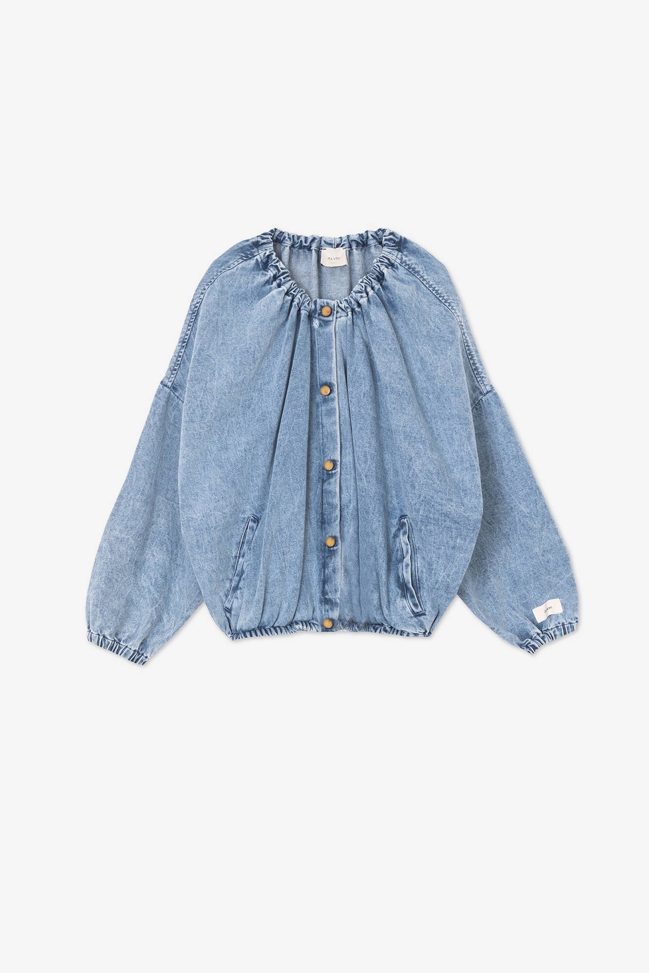 DENIM BOMBER JACKET