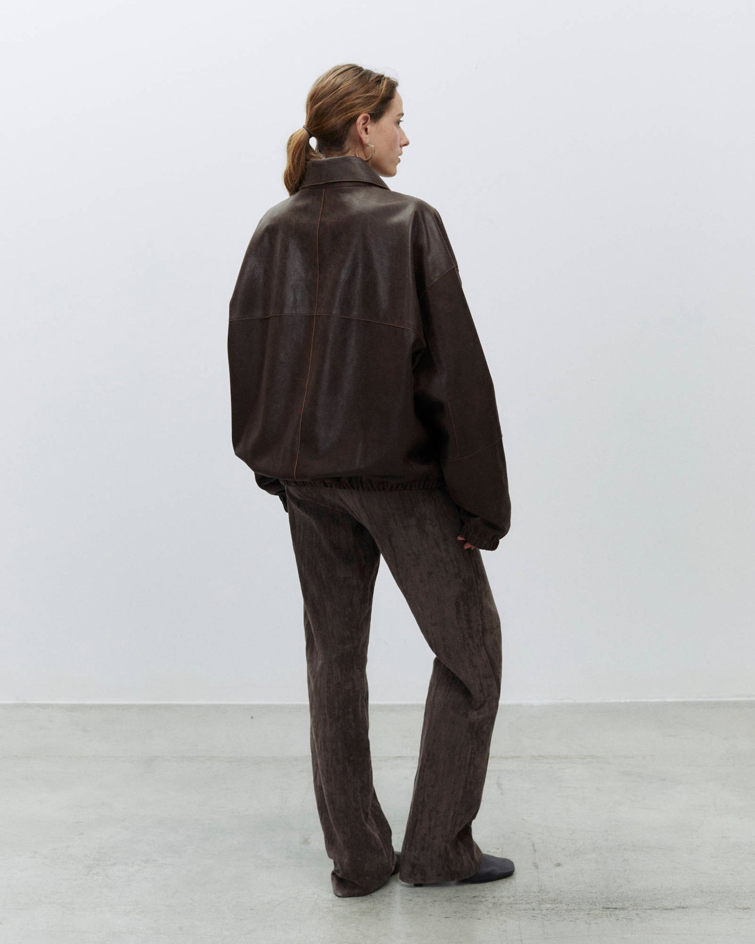 HEAVY LEATHER BOMBER
