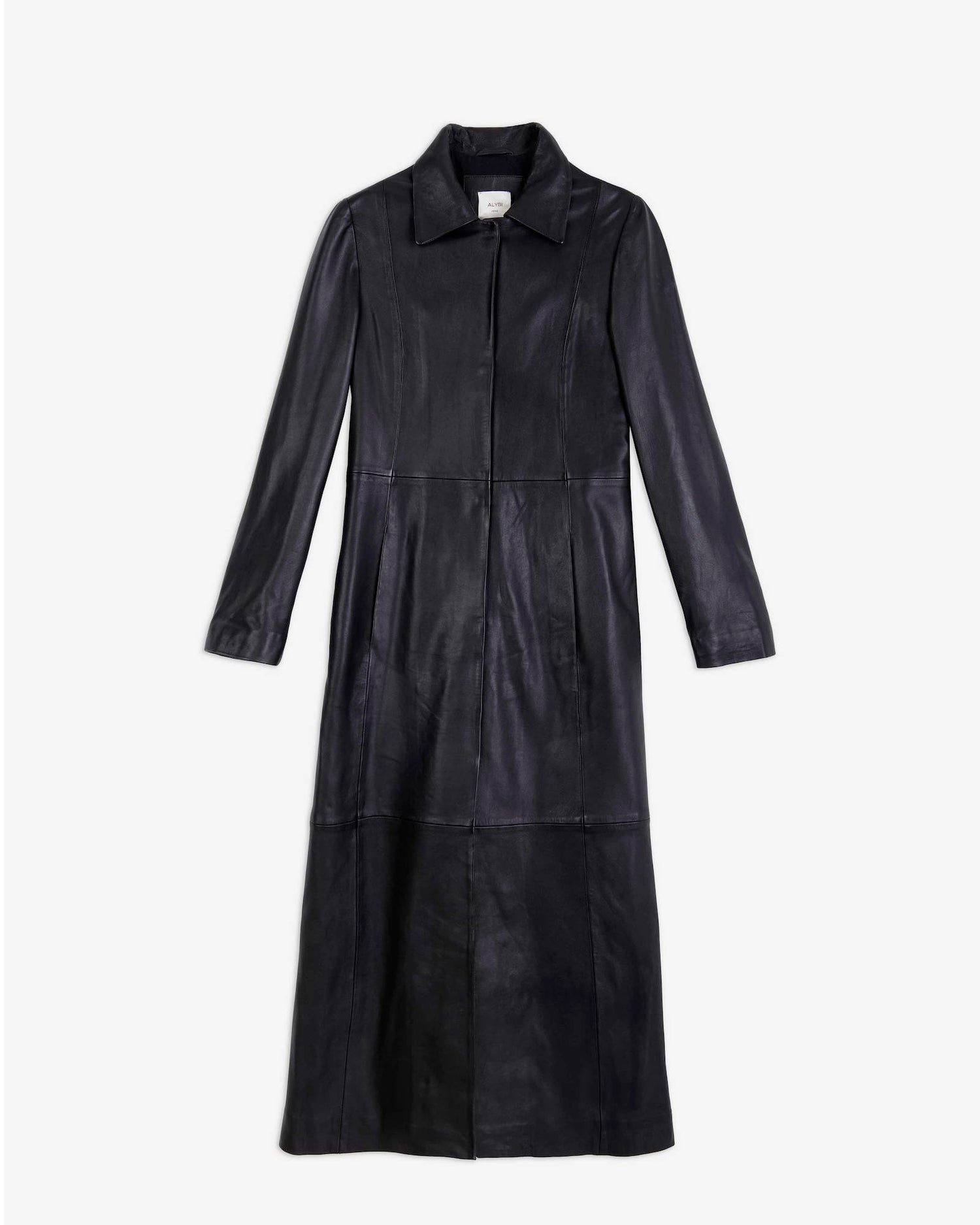 LONG LEATHER COAT