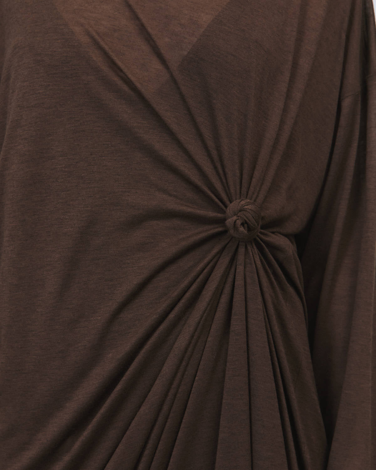 JERSEY DRESS WITH KNOT