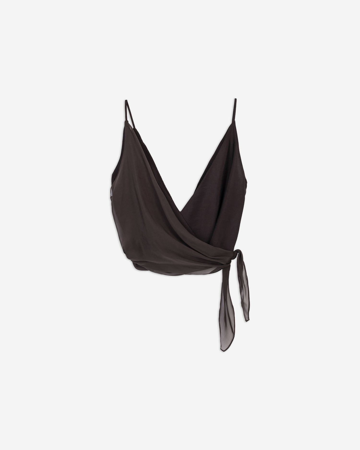 CHIFFON CROSSOVER TOP